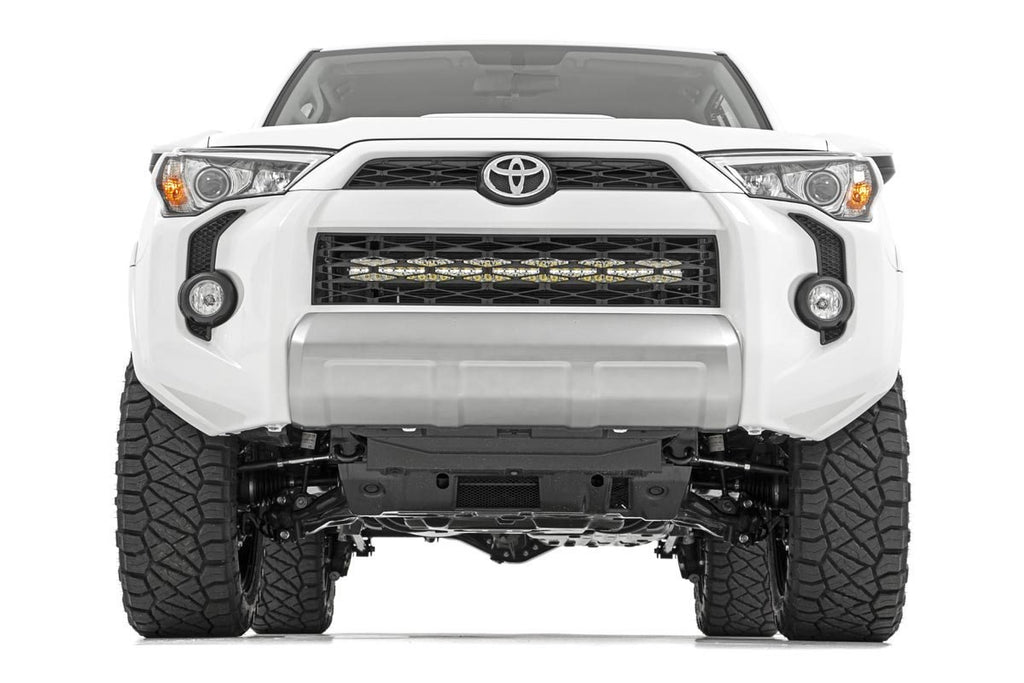 Rough Country LED Grille Kit Toyota 30 Inch LED Grille Kit Chrome Series w/Cool White DRL 14-20 4Runner Rough Country - 70788