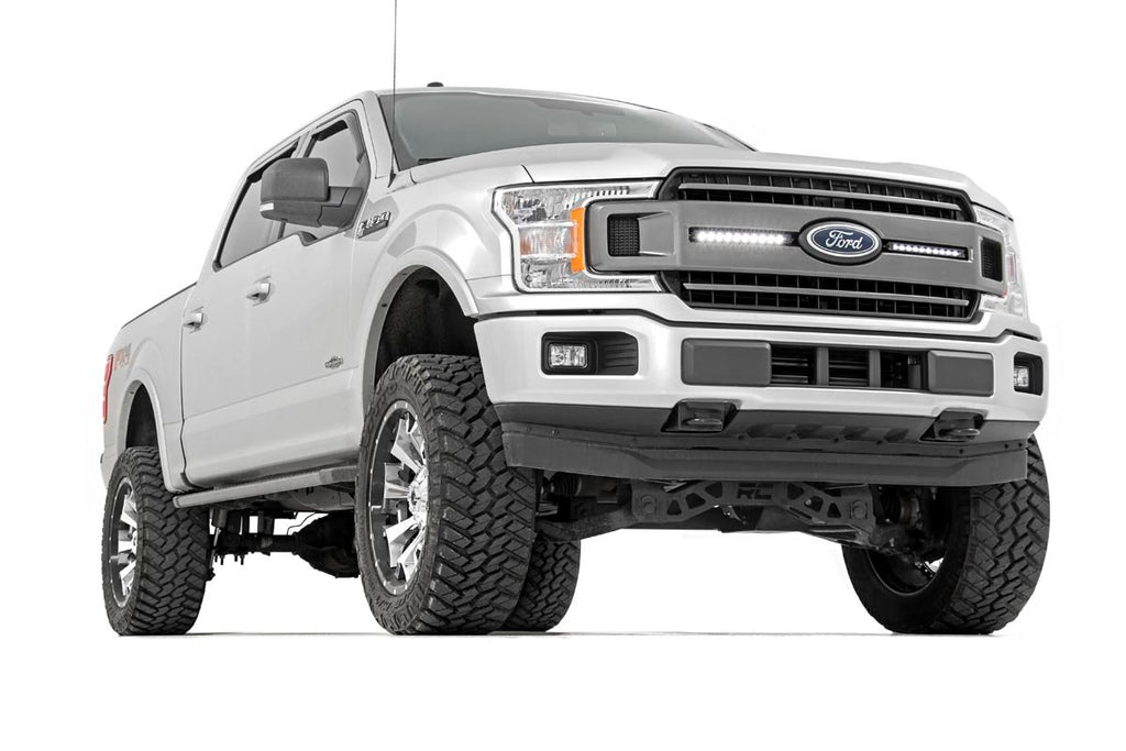Rough Country LED Grille Kit Dual 10 Inch LED Black Series Grille Kit 18-20 F-150 XLT Rough Country - 70808