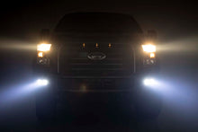 Load image into Gallery viewer, Rough Country Fog Lights Ford LED Fog Light Kit Black Series w/ SAE LED Fog Light 15-19 F-150 Rough Country - 70831