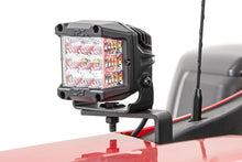 Load image into Gallery viewer, Rough Country LED Light Pods Chevy 3-inch LED Lower Windshield Ditch Kit Wide Angle Osram For 19-20 Silverado Rough Country - 70845