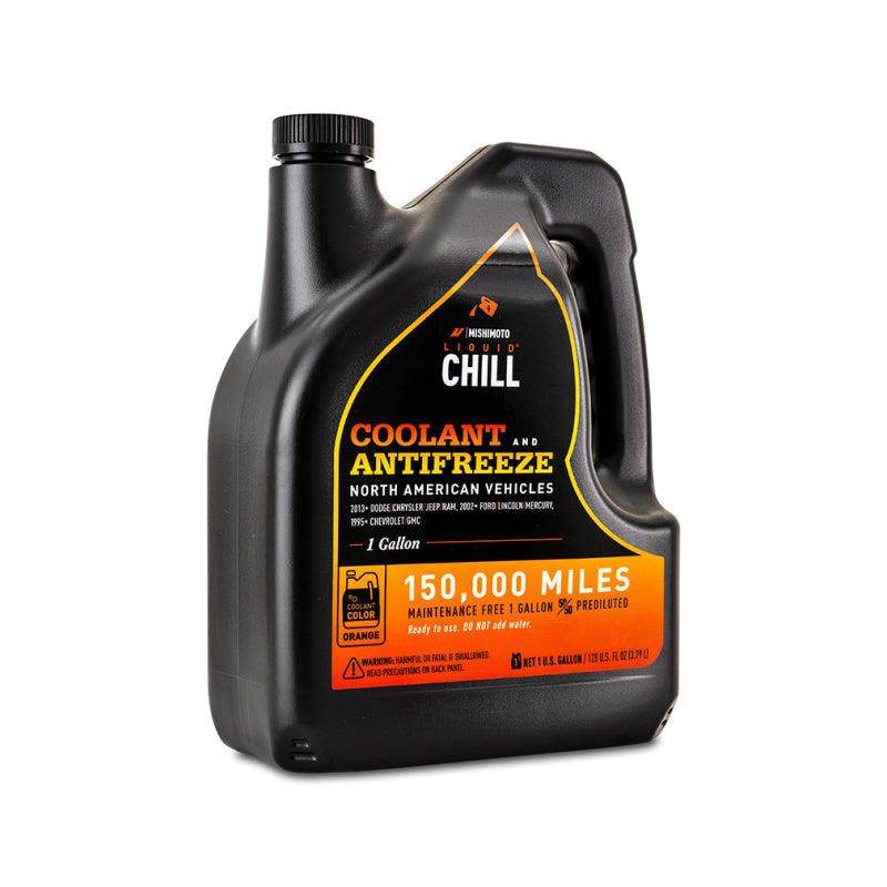 Mishimoto Coolants Mishimoto Liquid Chill EG Coolant, North American Vehicles, Orange