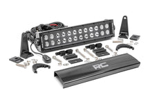 Load image into Gallery viewer, Rough Country LED Light Bars 12 Inch CREE LED Light Bar Dual Row Black Series Rough Country - 70912BL