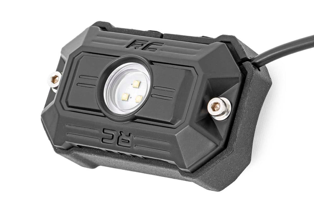 Rough Country Rock Lights Deluxe LED Rock Light Kit 4 Pods Rough Country - 70980