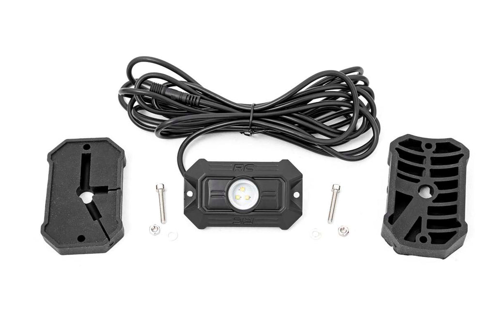 Rough Country Rock Lights Deluxe LED Rock Light Kit 4 Pods Rough Country - 70980