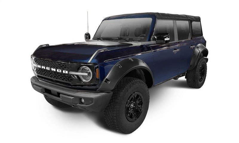 Bushwacker Fender Flares Bushwacker 2021+ Ford Bronco 4-Door Pocket Style Flares 4pc - Black