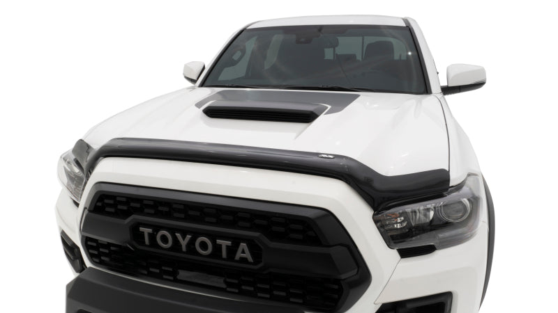 AVS Stone/Bug Deflectors AVS 16-18 Toyota Tacoma Bugflector Medium Profile Hood Shield - Smoke