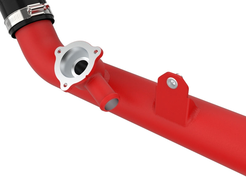 aFe Intercoolers aFe 20-23 Ford Explorer ST V6 3.0L (tt) BladeRunner Aluminum Hot and Cold Charge Pipe Kit - Red
