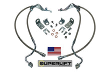 Load image into Gallery viewer, Superlift Brake Line Kits Superlift 05-07 Ford F-250/F-350 w/ 4-8in Lift Kit (Pair) Bullet Proof Brake Hoses