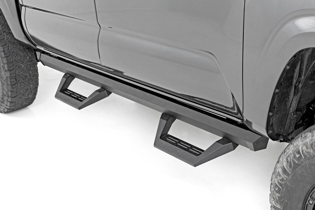 Rough Country Side Steps SRX2 Adjustable Aluminum Step Double Cab 05-22 Toyota Tacoma 2WD/4WD Rough Country - 71000A