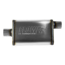 Load image into Gallery viewer, Flowmaster Exhaust Muffler FlowFX Muffler; 2.5 Offset In/2.5 Center Out; Clamp On; 409 Stainless Steel; - 71226