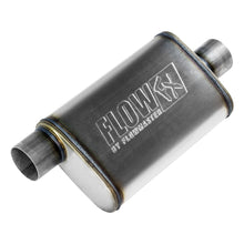 Load image into Gallery viewer, Flowmaster Exhaust Muffler FlowFX Muffler; 3 Offset In/3 Center Out; Clamp On; 409 Stainless Steel; - 71229