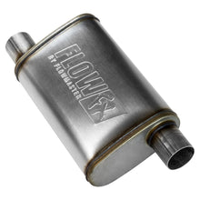 Load image into Gallery viewer, Flowmaster Exhaust Muffler FlowFX Muffler; 2.5 Offset In/2.5 Offset Out; Clamp On; 409 Stainless Steel; - 71236