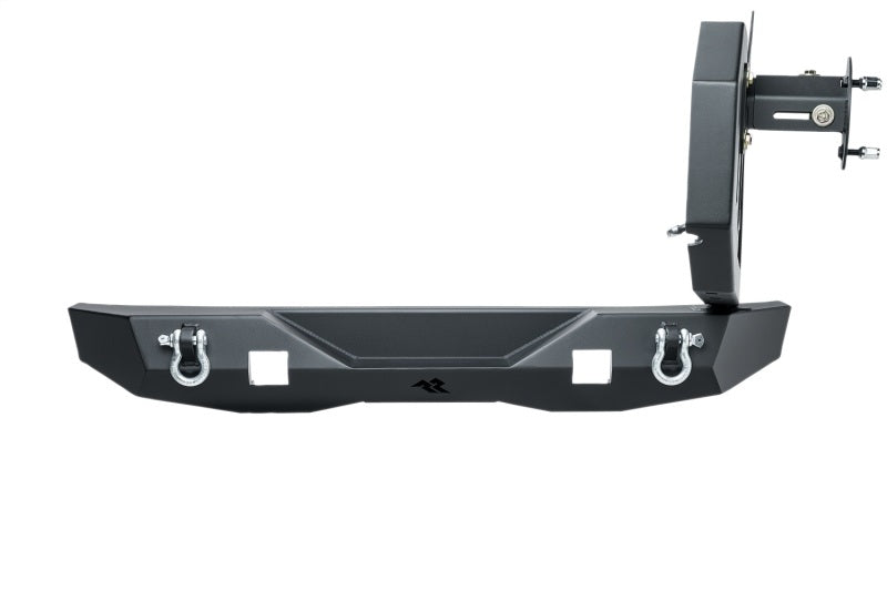 Rugged Ridge Bumpers - Steel Rugged Ridge 07-18 Jeep Wrangler (JK/JKU) XOR Rear Bumper w/Swing Out Tire Carrier - Tex. Blk