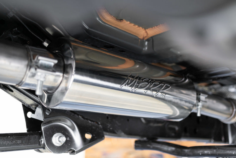 MBRP Catback MBRP 18-20 Jeep Wrangler JL 2.5in Single Rear Exit Cat Back Exhaust - T304