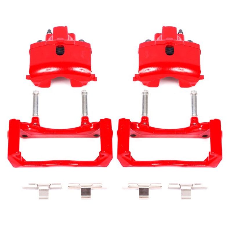 PowerStop Brake Calipers - Perf Power Stop 07-09 Chrysler Aspen Rear Red Calipers w/Brackets - Pair