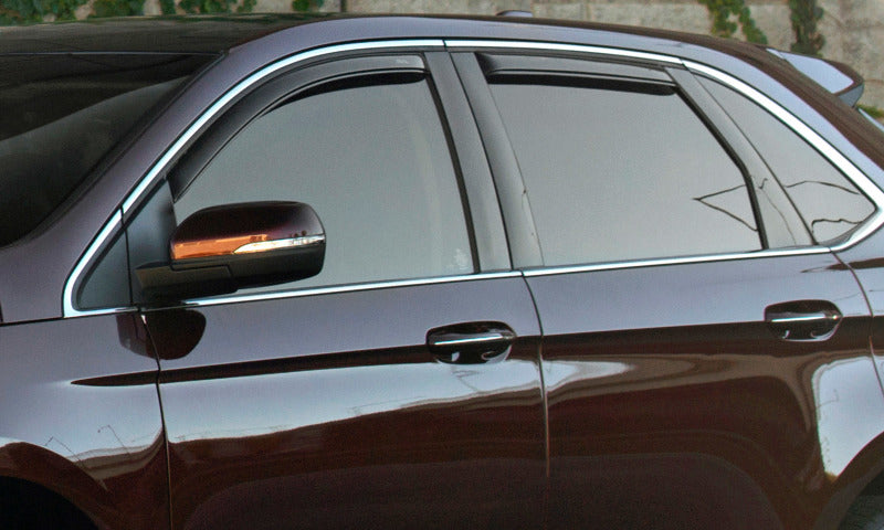 AVS Wind Deflectors AVS 16-18 Buick Envision Ventvisor In-Channel Front & Rear Window Deflectors 4pc - Smoke