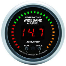 Load image into Gallery viewer, AutoMeter Gauges Autometer Sport-Comp 52mm Wideband Air/Fuel Gauge