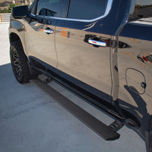 Load image into Gallery viewer, Go Rhino Running Boards Go Rhino 19-23 Chev Silverado 1500 &amp; 20-23 25/3500HD CC 4dr E-BOARD E1 Running Board Kit - Tex. Blk