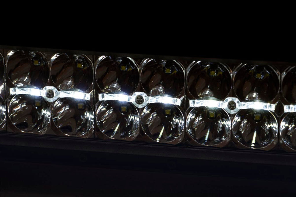 Rough Country LED Light Bars 30-Inch Curved Cree LED Light Bar - Dual Row Chrome Series w/ Cool White DRL Rough Country - 72930D