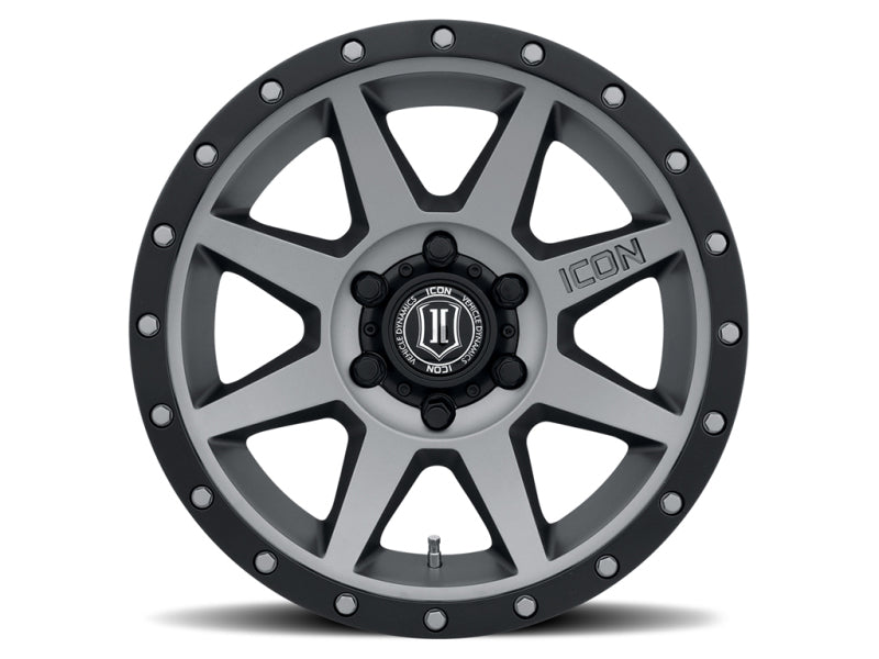 ICON Wheels - Cast ICON Rebound 17x8.5 6x5.5 25mm Offset 5.75in BS 95.1mm Bore Titanium Wheel