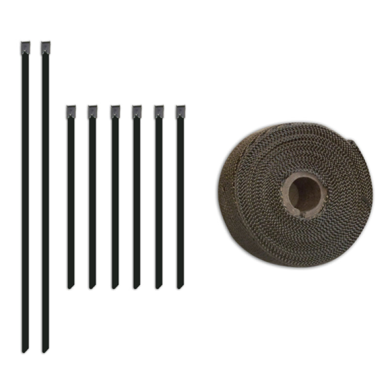 Mishimoto Exhaust Wrap Mishimoto 2 inch x 35 feet Heat Wrap with Stainless Locking Tie Set