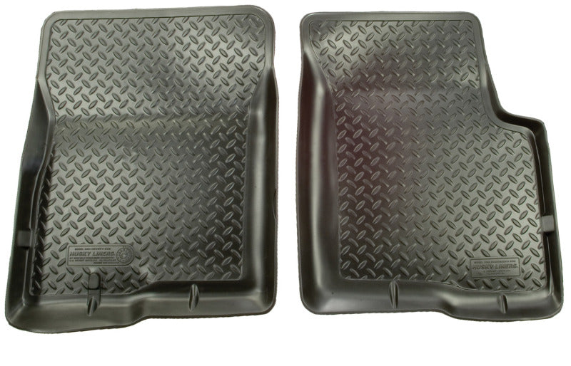 Husky Liners Floor Mats - Rubber Husky Liners 97-04 Ford Truck (1/2 and 3/4 Ton Light Duty Only) Classic Style Black Floor Liners