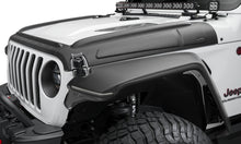 Load image into Gallery viewer, Bushwacker Body Armor &amp; Rock Rails Bushwacker 18-22 Jeep Wrangler 2/4dr / 20-22 Jeep Gladiator Trail Armor Hood Armor (3pc) - Tex. Blk