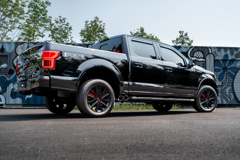 MBRP Catback MBRP 15-20 Ford F150 T409 Pre-Axle 4in OD Tips Dual Outlet 3in Cat Back Exhaust
