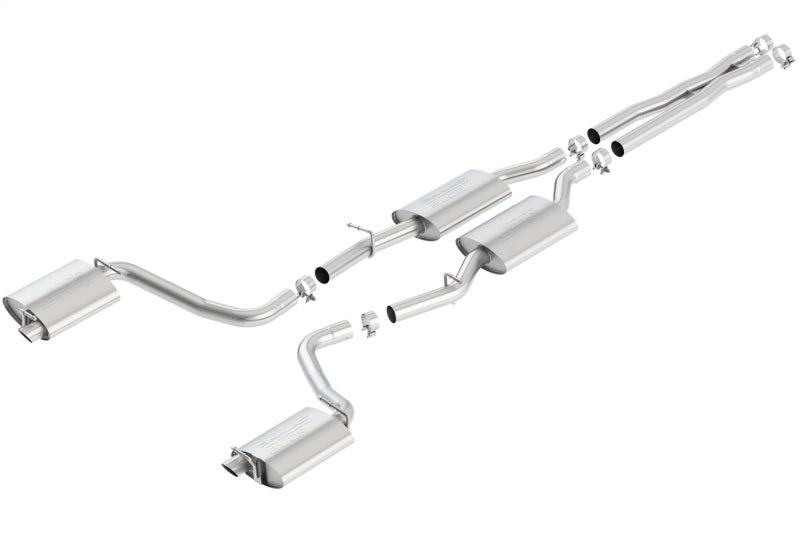 Borla Catback Borla 15-16 Dodge Charger R/T 5.7L No Tip Use Factory Valence Single Split Rear Exit S-Type Exhaust