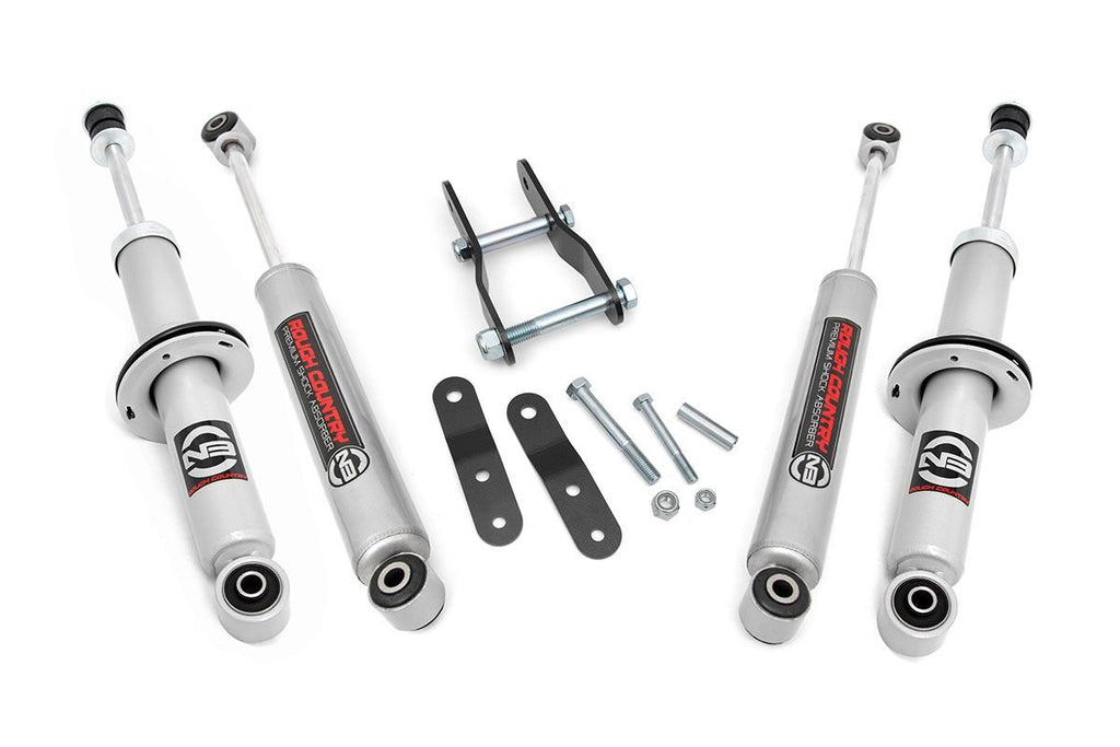 Rough Country Leveling Kit 2.5 Inch Toyota Suspension Lift Kit Lifted N3 Struts 95.5-04 Tacoma Rough Country - 740.23