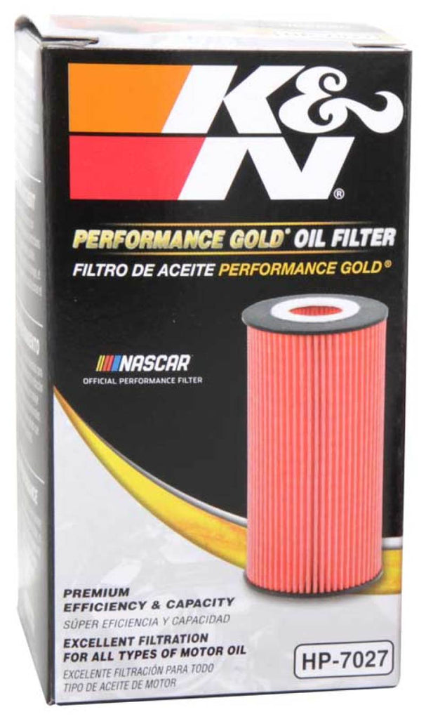 K&N Engineering Oil Filters K&N Performance Oil Filter for 09-19 GM 1.4L / 1.6L / 1.8L w/ Hengst Filter Housing
