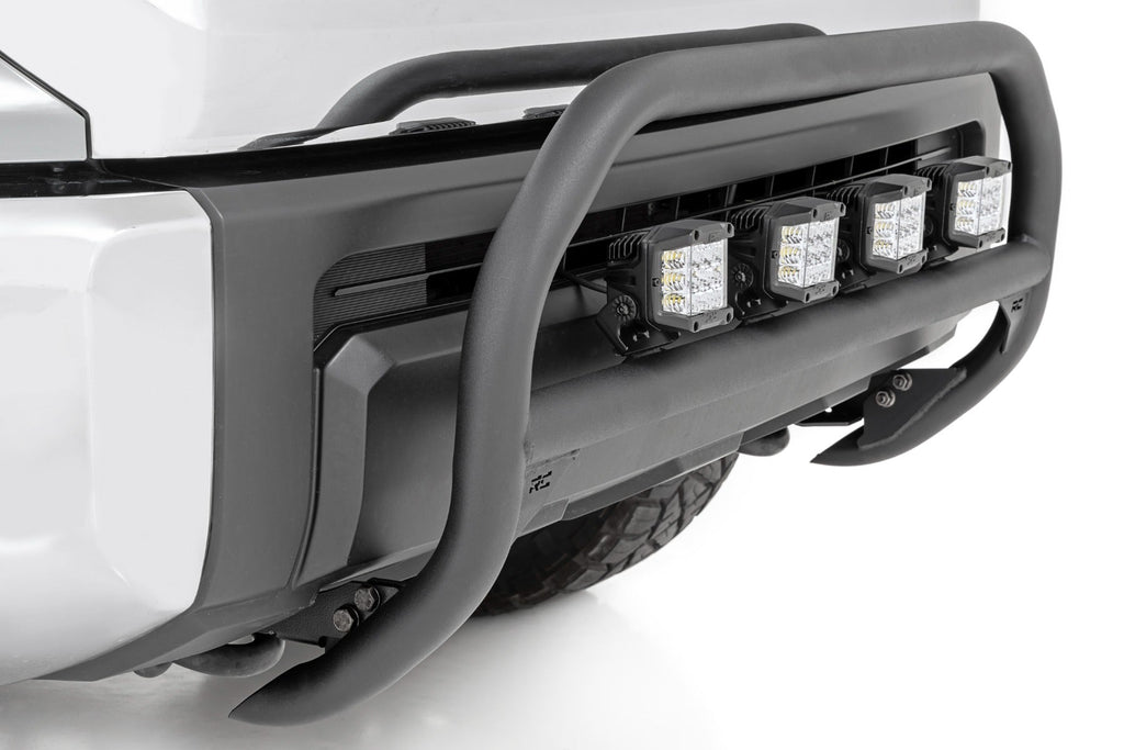 Rough Country Bumper Bull Bar Nudge Bar 20 Inch Black Series Single Row LED 07-21 Toyota Tundra Rough Country - 75002