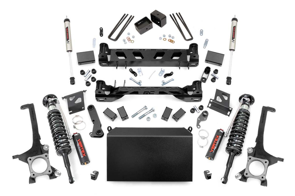Rough Country Lift Kits 6 Inch Toyota Suspension Lift Kit w/Vertex Coilovers & V2 Shocks 16-20 Tundra 4WD/2WD Rough Country - 75257