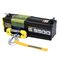 Superwinch Winches Superwinch 5500 LBS 12V DC 1/4in x 60ft Synthetic Rope S5500 Winch