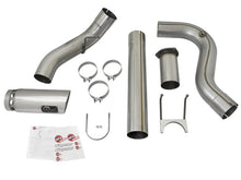 Load image into Gallery viewer, aFe DPF Back aFe LARGE BORE HD 5in 409-SS DPF-Back Exhaust w/Polished Tip 2017 Ford Diesel Trucks V8 6.7L (td)