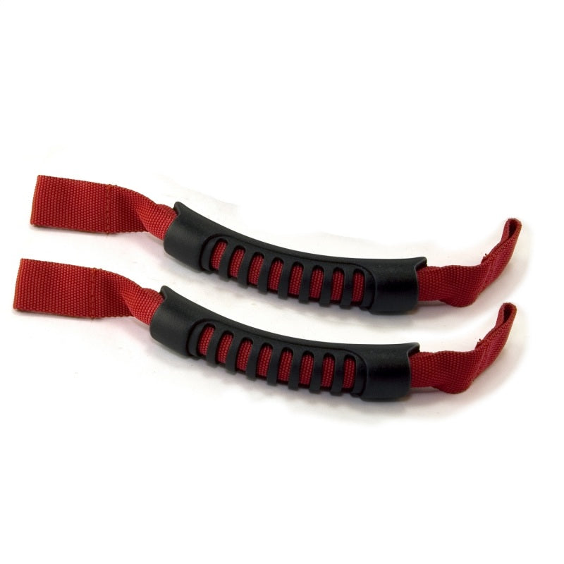 Rugged Ridge Dash & Interior Trim Rugged Ridge Front Headrest Grab Handles Red 07-20 JK/JL/JT