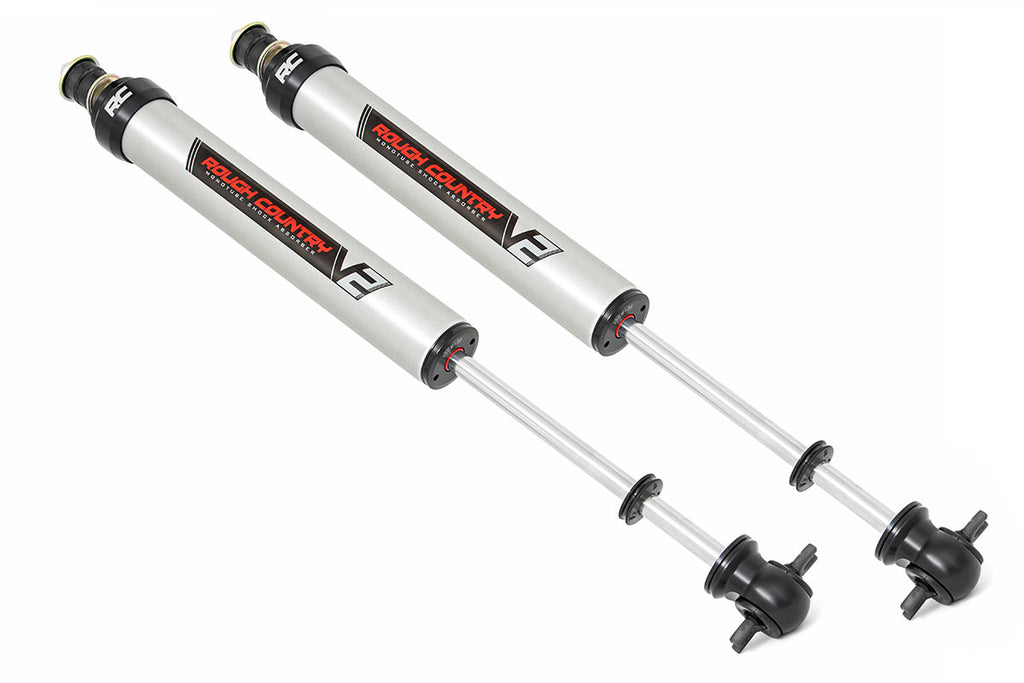 Rough Country Shock Absorber Jeep Wrangler TJ/Cherokee XJ V2 Front Shocks (Pair) 5.0-6.5 Inch Rough Country - 760743_F