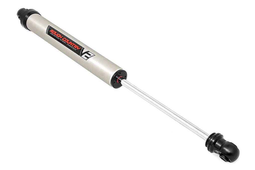 Rough Country Shock Absorber F-250 Super Duty 2WD 99-04 V2 Rear Shocks Pair 7.5-8 Inch Rough Country - 760762_D