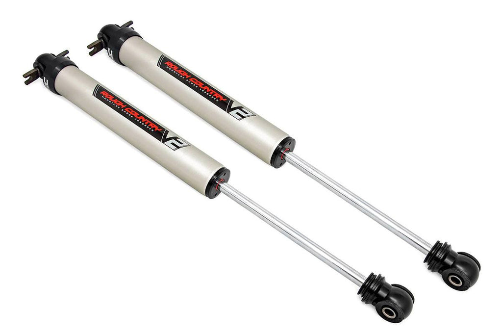 Rough Country Shock Absorber 92-99 Chevy C1500/K1500 Suburban 2WD V2 Rear Monotube Shocks Pair 5.5-8 Inch Rough Country - 760790_F