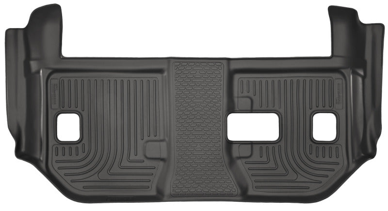 Husky Liners Floor Mats - Rubber Husky Liners 2015 Chevy/GMC Suburban/Yukon XL WeatherBeater Black 3rd Seat (Bench 2nd) Floor Liner