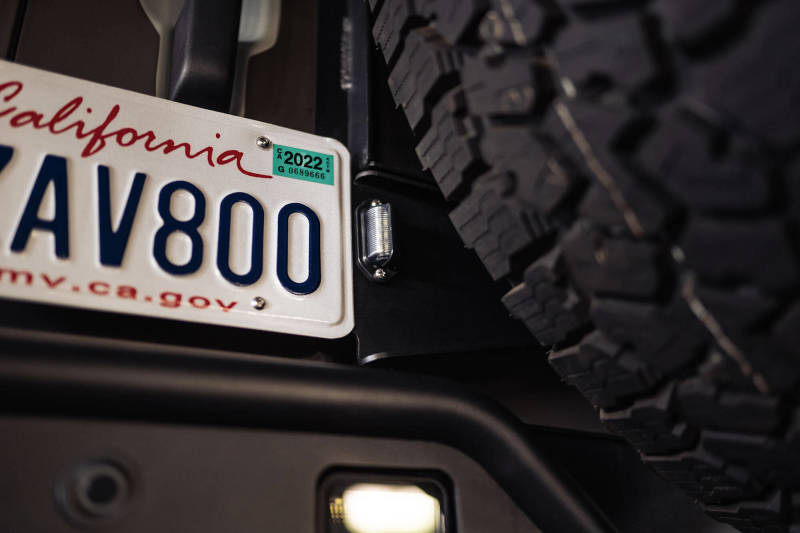 DV8 Offroad License Plate Relocation DV8 Offroad 21-23 Ford Bronco Rear License Plate Relocation Bracket