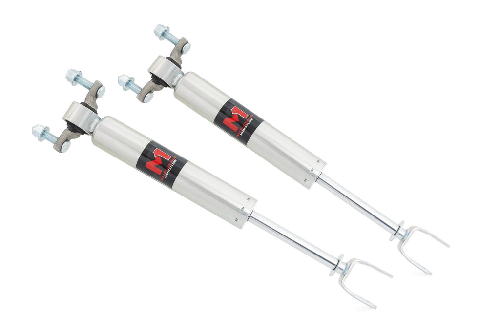 Rough Country Shock Absorber M1 Monotube Front Shocks 3.5-4.5 Inch Chevy/GMC 2500HD/3500HD (11-23) Rough Country - 770780_A