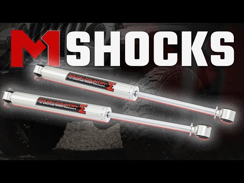 Rough Country Shock Absorber M1 Monotube Front Shocks 0.5-2.5 Inch Jeep Wrangler JK (07-18) Rough Country - 770826_A
