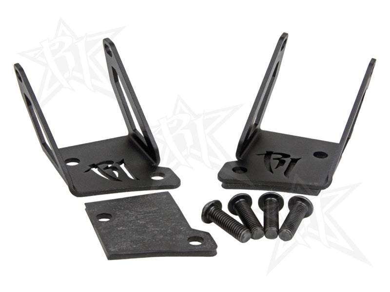 Rigid Industries Light Mounts Rigid Industries Jeep JK - A-Pillar Mount Kit - Mounts set of Dually/D2