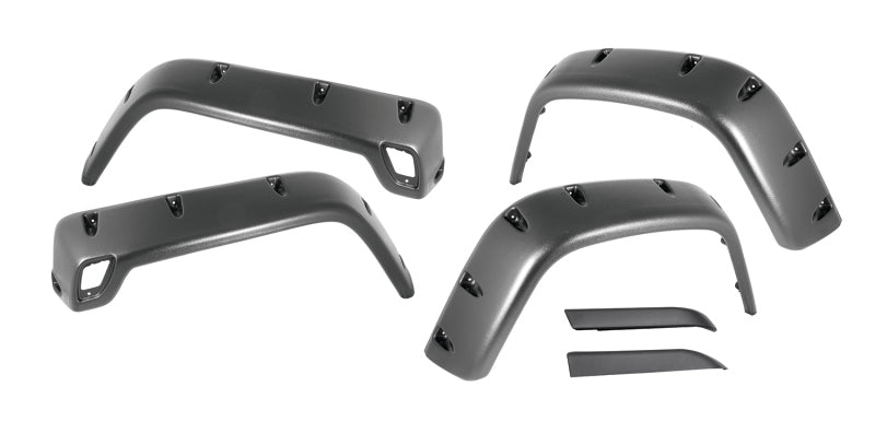 Rugged Ridge Fender Flares Rugged Ridge 6-Piece Fender Flare Kit 97-06 Jeep Wrangler