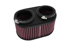 Load image into Gallery viewer, K&amp;N Engineering Air Filters - Universal Fit K&amp;N 2-1/8in DUAL FLG 6-1/4 X 4inOD 3inH Universal Clamp-On Air Filter