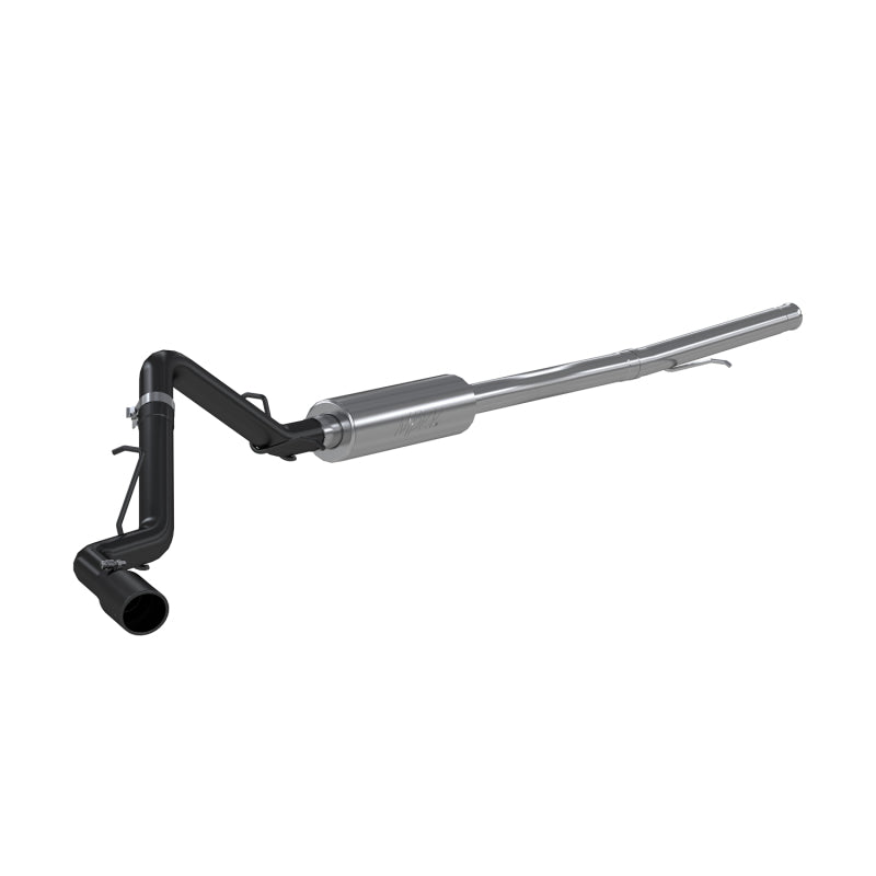 MBRP Catback MBRP 2019 Chevrolet/GMC 1500 Silverado/Sierra 4.3L & 5.3L 3 in Cat Back, Single Side (Black Coated)