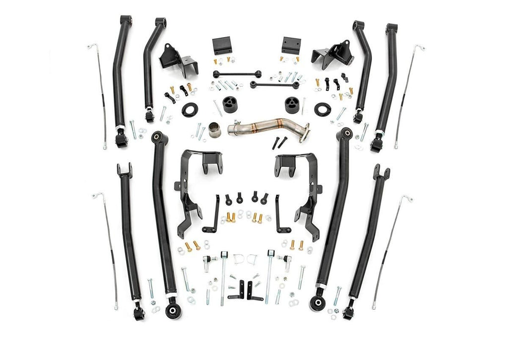 Rough Country Lift Kits 4 Inch Jeep Long Arm Upgrade Kit 07-18 Wrangler JK Rough Country - 78600U
