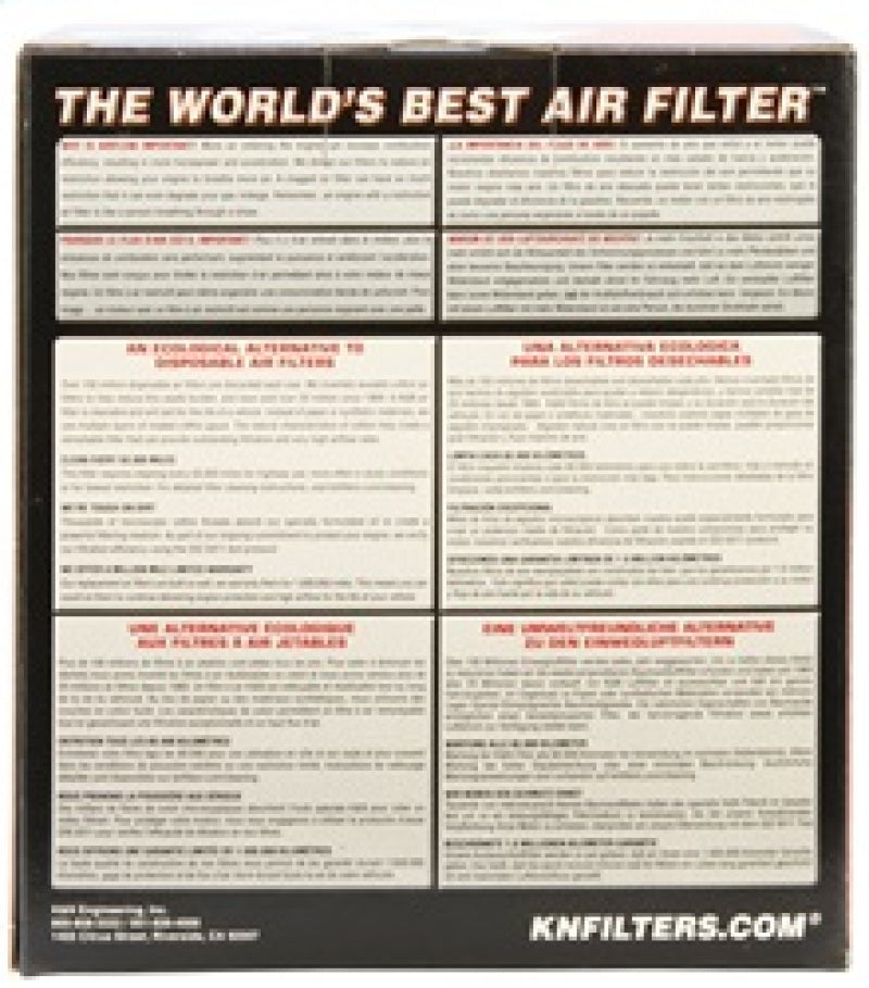 K&N Engineering Air Filters - Drop In K&N Universal Filter 3 inch Flange 6 inch Base 5 1/4 inch Top 5 inch Height w/ Polished Top