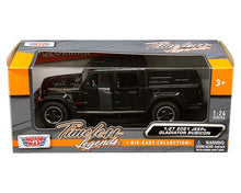 Load image into Gallery viewer, Motormax Motormax 1:27 2021 Jeep Gladiator Rubicon Hard Top (Black) - Timeless Legends Window Box
